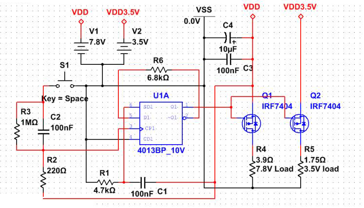 輕觸開關(guān)實(shí)現(xiàn)開關(guān)機(jī)電路圖原理圖 輕觸開關(guān)實(shí)現(xiàn)開關(guān)機(jī)電路圖原理圖
