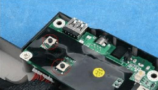 筆記本電源的輕觸開關(guān)更換