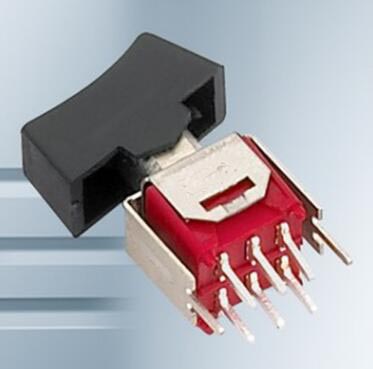 R48-202R2六腳兩檔立式尖腳鈕子開(kāi)關(guān)