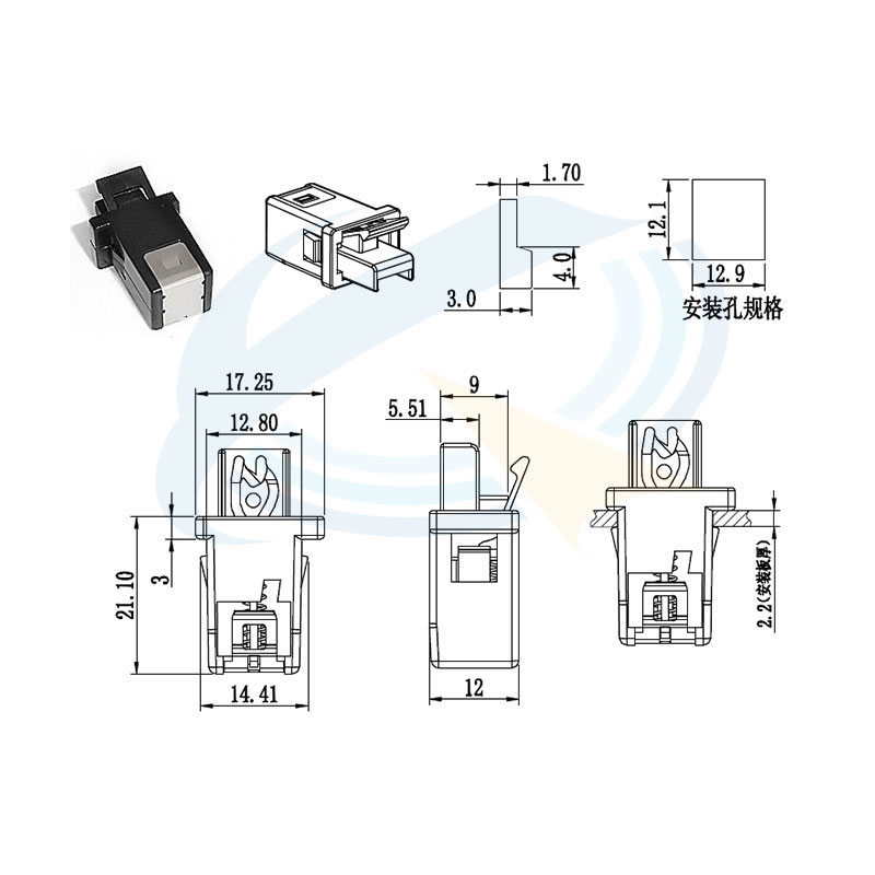 長條形門鎖開關(guān)