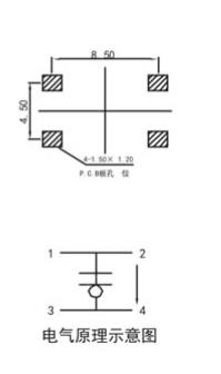 6x6x4.3防水輕觸開關電路圖.jpg 6x6x4.3防水輕觸開關電路圖.jpg