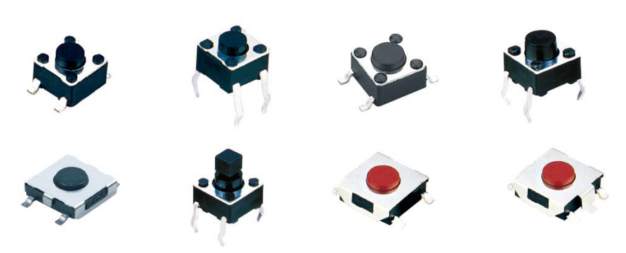 按鈕型方形輕觸開關 按鈕型方形輕觸開關