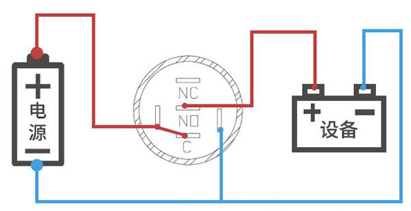 金屬按鈕開關第三種接線圖步驟 金屬按鈕開關第三種接線圖步驟
