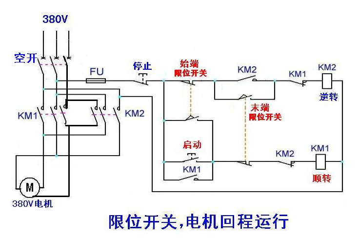 限位開關電路 限位開關電路